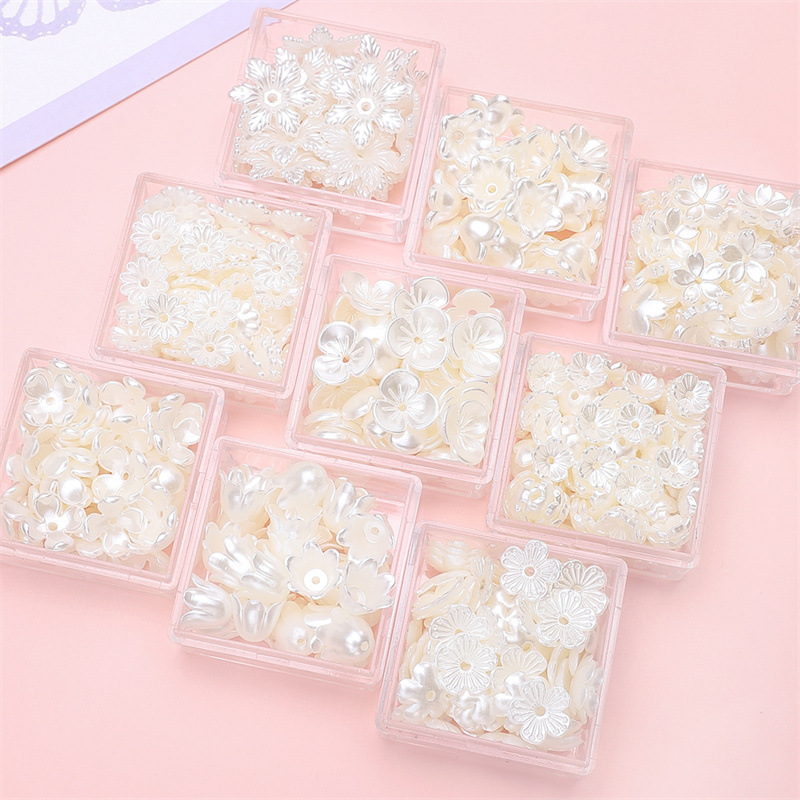 Abs Special-shaped Pearls Loose Beads String Handmade Diy Bracelet Necklace Pendant