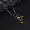Stainless Steel Pendant Cross Men's Necklace Hip-hop Clothing Accessories Personalized