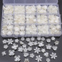 Abs Imitation Pearl String Beads Flower Holder Petals Spacer Antique Handmade Diy