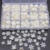 Abs Imitation Pearl String Beads Flower Holder Petals Spacer Antique Handmade Diy