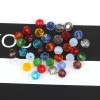 4mm Glass Faceted Round Ball Beads Bracelet Necklace Diy Crystal Color Plated Accessories