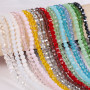 6mm Glass Faceted Ball Beads Diy Handmade Beaded Jewelry Materials Accessories Crystal