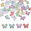 Acrylic Plated Onion Pink Butterfly Loose Beads Beading Handmade Diy Accessories Jewelry