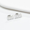 New Stainless Steel Fashionable Personalized Digital Combination 111-999 Earrings for