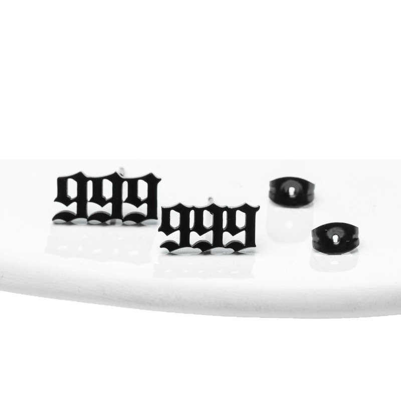 New Stainless Steel Fashionable Personalized Digital Combination 111-999 Earrings for