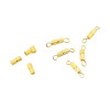 Small Straight Flower Screw Buckle Necklace Bracelet Connecting Spiral 1000 Pieces Per