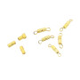 Small Straight Flower Screw Buckle Necklace Bracelet Connecting Spiral 1000 Pieces Per