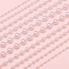 Abs Pearl Chain Connected Beads Wedding Handmade Diy Accessories Hair Material Hand
