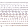 Abs Pearl Chain Connected Beads Wedding Handmade Diy Accessories Hair Material Hand