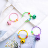45mm Color Painted Bell Key Ring Pendant Diy Candy Girly Heart Creative Bag Small Gift
