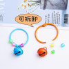45mm Color Painted Bell Key Ring Pendant Diy Candy Girly Heart Creative Bag Small Gift