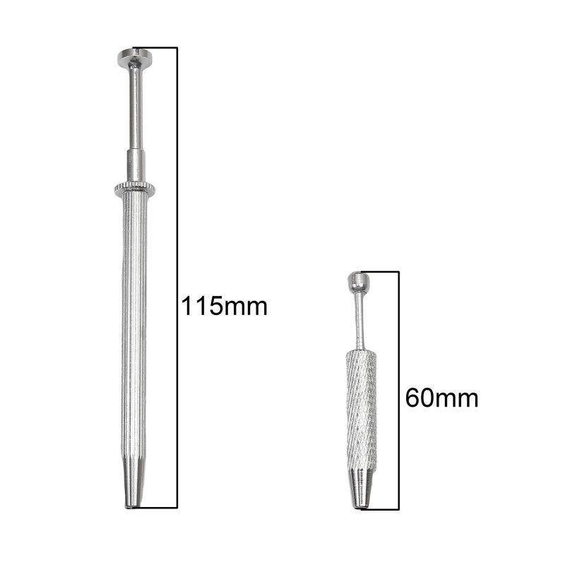 Aluminum Alloy + Steel Claw Screw Ball Grabbing Artifact Tweezers Gemstone Loose Bead Diy