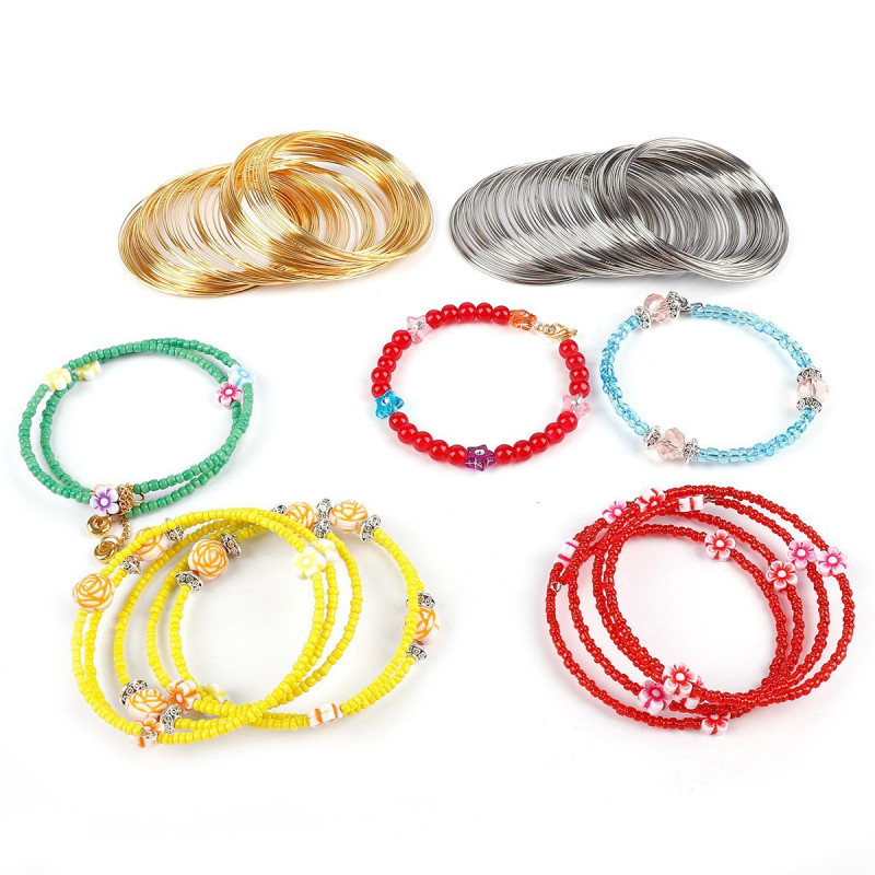 Diy Handmade Jewelry Accessories Bracelet Ring Collar Steel Wire Memory Necklace