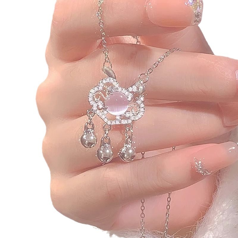 Xiangyun Bell Safe Lock Necklace for Women New Style Niche Rabbit Clavicle Chain Best