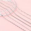 Hip-hop Stainless Steel Y2k Ancient Silver Chain Extension Diy Handmade Jewelry Bracelet