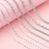 Hip-hop Stainless Steel Y2k Ancient Silver Chain Extension Diy Handmade Jewelry Bracelet