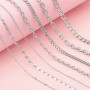Hip-hop Stainless Steel Y2k Ancient Silver Chain Extension Diy Handmade Jewelry Bracelet
