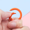 25mm Japanese and Korean Color Alloy Spray-painted Round Keychain Diy Jewelry Accessories