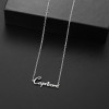 European and American Stainless Steel Twelve Constellations English Jewelry Accessories