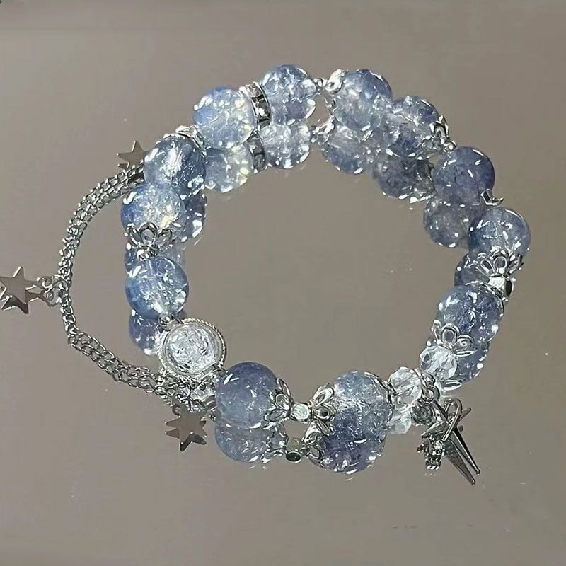 [moxia] Style Blue Wave Bracelet, National Trend, Super Fairy Butterfly, Versatile