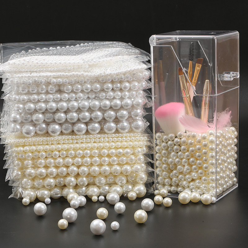 Abs Highlight Imitation Pearl Diy Material Accessories Handmade Bracelet Necklace Beaded