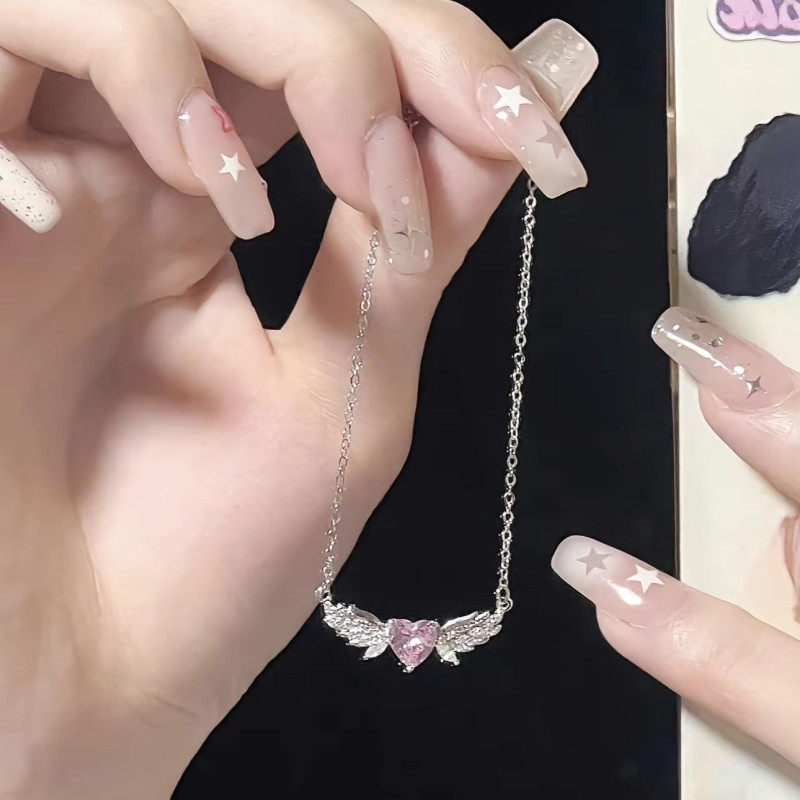 [no. 1] Light Luxury Necklace, Sweet Love Clavicle Chain, Niche High-end Ins Student
