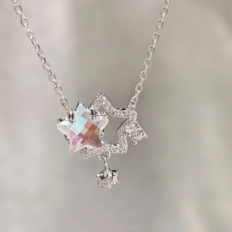 [no. 1] Light Luxury Necklace, Sweet Love Clavicle Chain, Niche High-end Ins Student