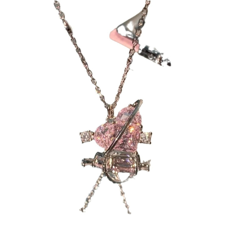 [no. 1] Light Luxury Necklace, Sweet Love Clavicle Chain, Niche High-end Ins Student
