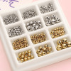 Stainless Steel Round Beads Separated Loose Handmade Diy Bracelet Necklace Jewelry