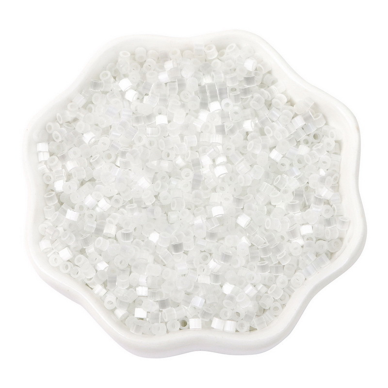 Diy Beads Loose Glass Millet White Transparent Spacer Jewelry Accessories Clothing