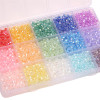4mm Sectioned Colorful Rhombus Crystal Beads Glass Diy Handmade Loose Material Package