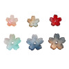 Glass Three-dimensional Medium Hole Gradient Cherry Blossom Beads Diy Handmade Bracelet