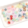 Glass Three-dimensional Medium Hole Gradient Cherry Blossom Beads Diy Handmade Bracelet