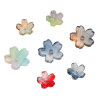 Glass Three-dimensional Medium-hole Cherry Blossom Flower Tray Beads, Handmade Diy
