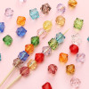 10mm Faceted Rhombus Crystal Beads Round Square Diy Handmade Loose Material Jewelry