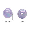Acrylic Solid Color Plated Beads Fig String Handmade Diy Necklace Bracelet Clothing