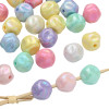 Acrylic Solid Color Plated Beads Fig String Handmade Diy Necklace Bracelet Clothing