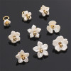 Resin Mini Flower Bauhinia Cherry Blossom Pendant Loose Beads Diy Handmade Necklace