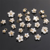 Resin Mini Flower Bauhinia Cherry Blossom Pendant Loose Beads Diy Handmade Necklace