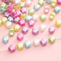 Acrylic Pearlescent Five-star Four-way Bead Pendant Accessories Handmade Diy Earrings