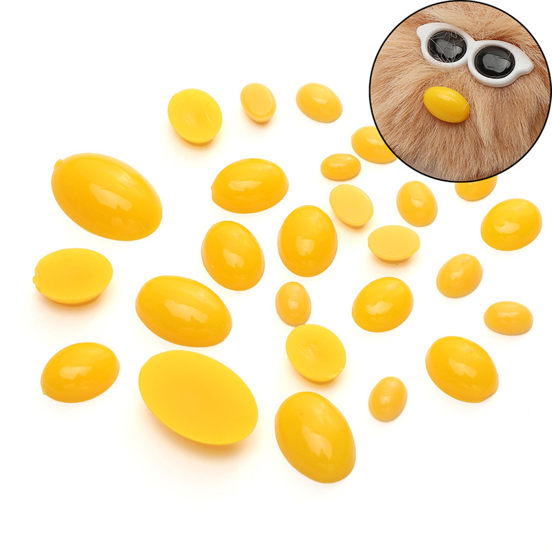 Acrylic Flat Bottom Oval Doll Eye Accessories Diy Handmade Plush Toy Small Glasses