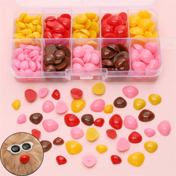 Acrylic Flat Bottom Triangle Doll Nose Accessories Diy Handmade Plush Toy Small Material