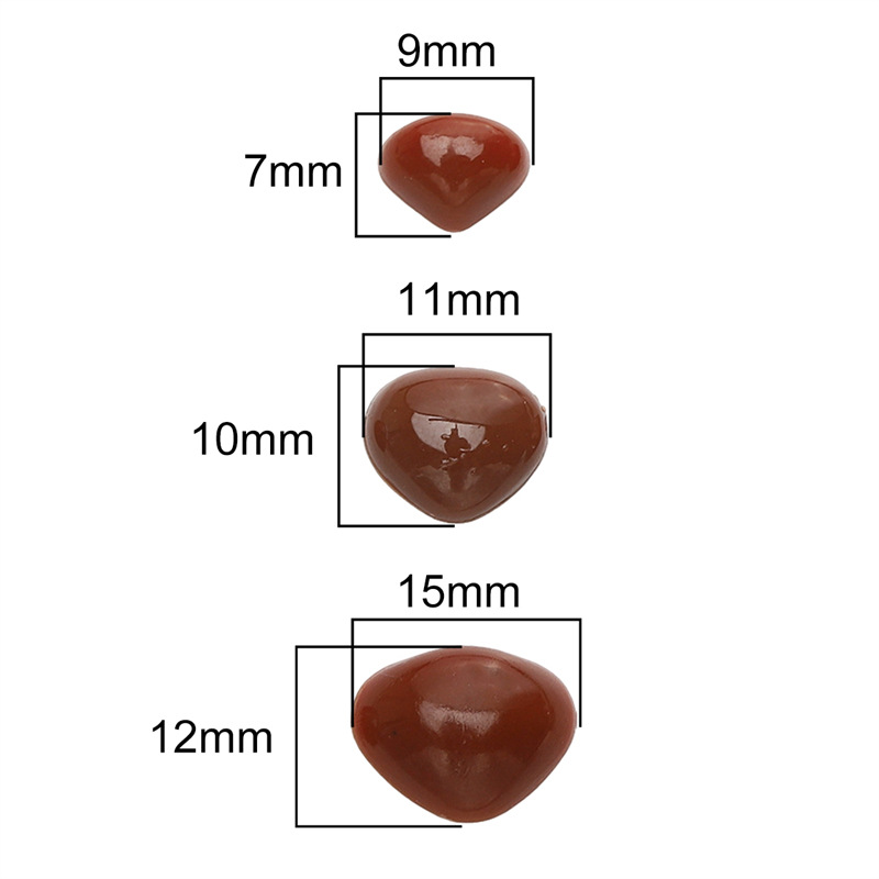 Acrylic Flat Bottom Triangle Doll Nose Accessories Diy Handmade Plush Toy Small Material