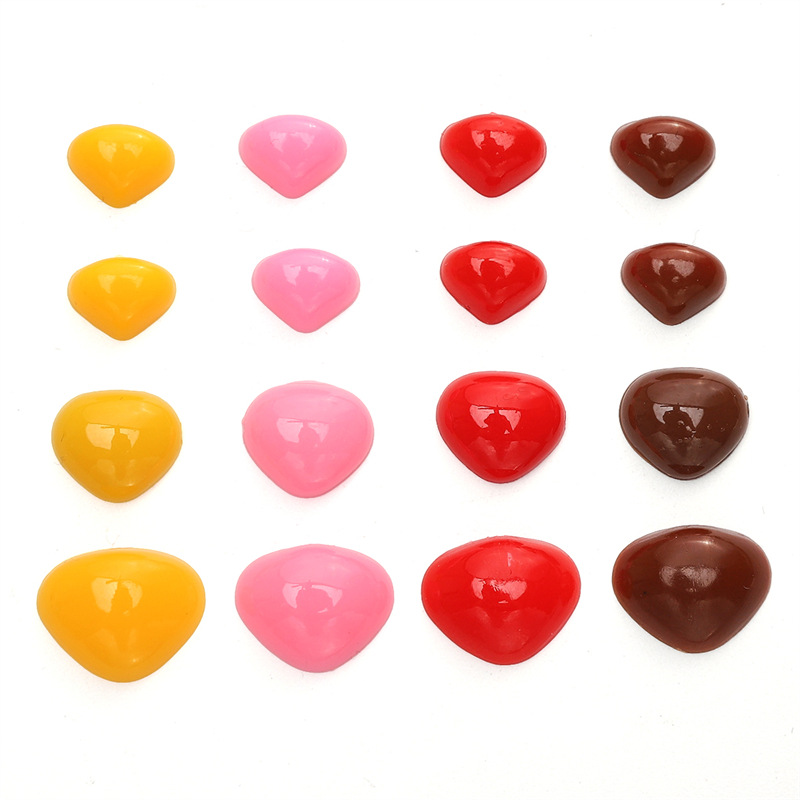 Acrylic Flat Bottom Triangle Doll Nose Accessories Diy Handmade Plush Toy Small Material
