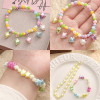 Acrylic Pearlescent Five-star Four-way Loose Beads Handmade Diy Bracelet Necklace Small