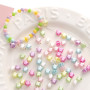 Acrylic Pearlescent Five-star Four-way Loose Beads Handmade Diy Bracelet Necklace Small