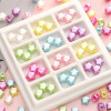 Acrylic Pearlescent Five-star Four-way Handmade Diy Beaded Loose Bead Braided Bracelet