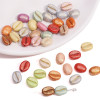 8x10mm Acrylic Picasso Coffee Bean Loose Beads Handmade Diy Accessories Beaded Bracelet