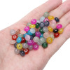 8x5mm Glass Imitation Jade Straight Hole Abacus Beads Loose Handmade Diy Bracelet Jewelry