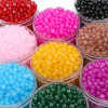 8x5mm Glass Imitation Jade Straight Hole Abacus Beads Loose Handmade Diy Bracelet Jewelry